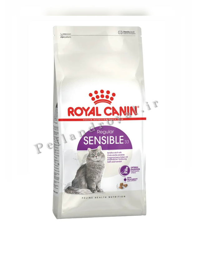 غذای خشک گربه رویال کنین Sensible 33 سنسبل ۳۳، ۲ کیلوگرم